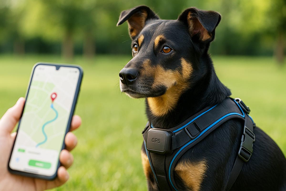 Smart Pet GPS Harness and App Integration