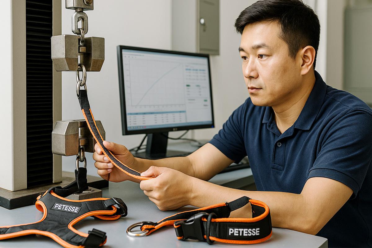 Pet Leash Tensile Strength Testing