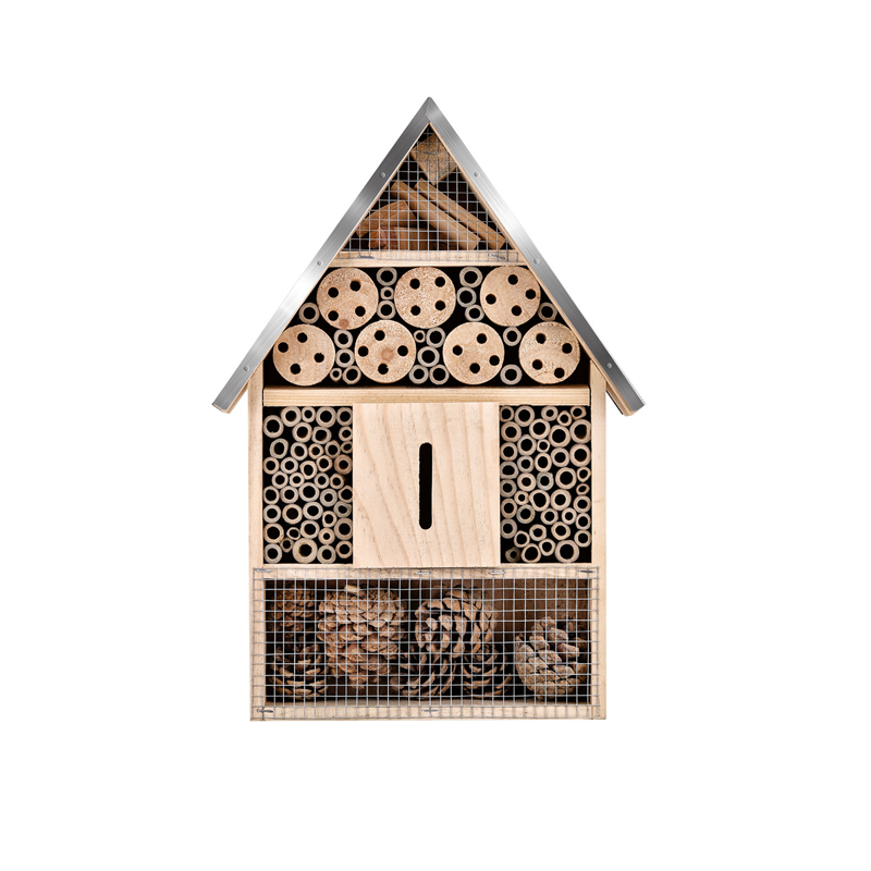 Wooden Bee Insect Hotel