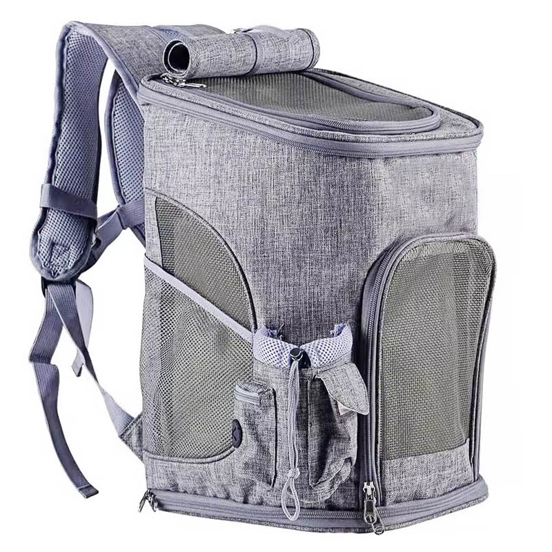 Foldable backpack carrier for small pets