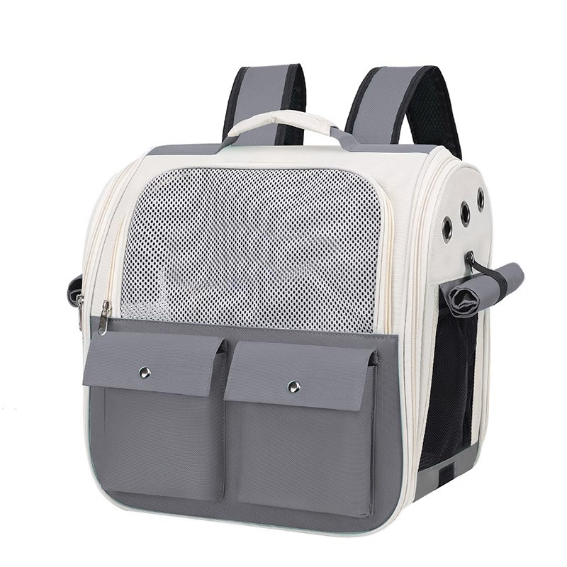 Transparent pet backpack for cats and dogs