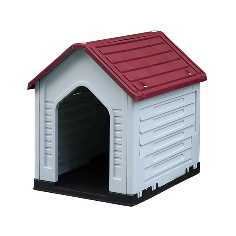 Ventilated plastic outdoor dog house sunproof rainproof