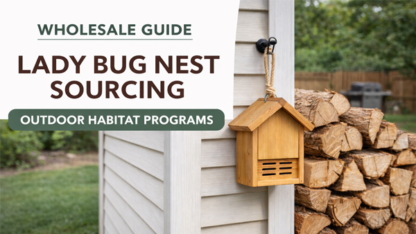 Pet Product Sourcing: “Lady Bug Nest” For Wholesale Outdoor Habitat Programs