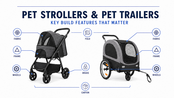 Pet Strollers & Trailers: The Build Details Buyers Check Before Placing a Bulk Order